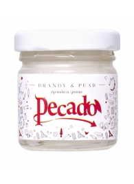 Массажная свеча Brandy   Pear - 35 мл. - Pecado - купить с доставкой в Красноярске