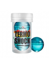 Интимный гель Termo Shock Hot Ball с разогревающе-покалывающим эффектом (2 шарика по 3 гр.) - HotFlowers - купить с доставкой в Красноярске