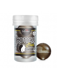 Анальный лубрикант на масляной основе Hot Ball Plus Conforto (2 шарика по 3 гр.) - HotFlowers - купить с доставкой в Красноярске