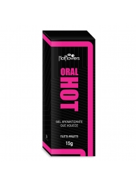 Гель для оральных ласк Oral Hot с согревающим эффектом - 15 гр. - HotFlowers - купить с доставкой в Красноярске