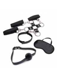 Набор для фиксации из 7 предметов Hogtie   Ball Gag Kit - Lux Fetish - купить с доставкой в Красноярске