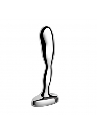 Стальной стимулятор простаты Stainless Steel Prostate Plug - 11,5 см. - b-Vibe - в Красноярске купить с доставкой