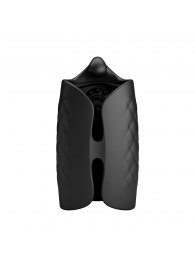 Черный мастурбатор с вибростимуляцией головки Black Glans Trainer - Baile - в Красноярске купить с доставкой
