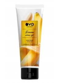 Лубрикант на водной основе OYO Aroma Gel Banana с ароматом банана - 75 мл. - OYO - купить с доставкой в Красноярске