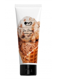 Лубрикант на водной основе OYO Aroma Gel Ice Cream с ароматом пломбира - 75 мл. - OYO - купить с доставкой в Красноярске