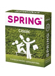 Классические презервативы SPRING CLASSIC - 3 шт. - SPRING - купить с доставкой в Красноярске