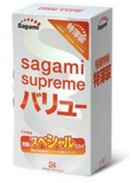 Ультратонкие презервативы Sagami Xtreme SUPERTHIN - 24 шт. - Sagami - купить с доставкой в Красноярске