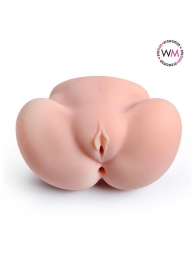 Реалистичный мастурбатор с двумя функциональными отверстиями - Erowoman-Eroman - в Красноярске купить с доставкой