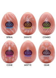 Набор из 6 мастурбаторов-яиц Tenga Egg Variety Pack V - Tenga - в Красноярске купить с доставкой