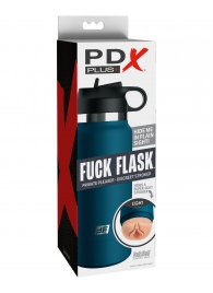 Мастурбатор-вагина в синей колбе F*ck Flask - Pipedream - в Красноярске купить с доставкой