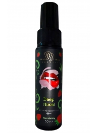 Спрей для горла Deep Throat с десенсибилизирующим эффектом и вкусом клубники - 50 мл. - БиоМед - купить с доставкой в Красноярске