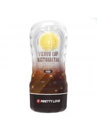 Прозрачный текстурированный мастурбатор Vacuum Cup Masturbator Stellar - Baile - в Красноярске купить с доставкой