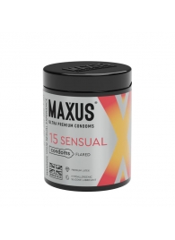 Анатомические презервативы MAXUS Sensual - 15 шт. - Maxus - купить с доставкой в Красноярске