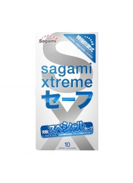 Презервативы Sagami Xtreme Ultrasafe с двойным количеством смазки - 10 шт. - Sagami - купить с доставкой в Красноярске