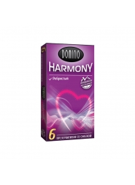 Презервативы с рёбрышками Domino Harmony - 6 шт. - Domino - купить с доставкой в Красноярске