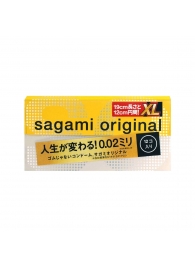 Презервативы увеличенного размера Sagami Original 0.02 XL-size - 12 шт. - Sagami - купить с доставкой в Красноярске