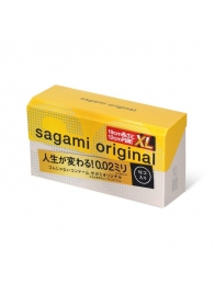 Презервативы увеличенного размера Sagami Original 0.02 XL-size - 12 шт. - Sagami - купить с доставкой в Красноярске