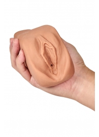 Маструбатор-вагина с вибрацией Soft   Wet Renata Realistic Tan Masturbator - Blush Novelties - в Красноярске купить с доставкой