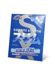 Презерватив Sagami Xtreme FEEL FIT 3D - 1 шт. - Sagami - купить с доставкой в Красноярске