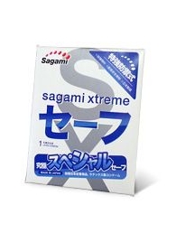 Презерватив Sagami Xtreme Ultrasafe с двойным количеством смазки - 1 шт. - Sagami - купить с доставкой в Красноярске