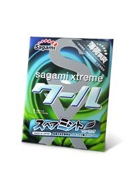 Презерватив Sagami Xtreme Mint с ароматом мяты - 1 шт. - Sagami - купить с доставкой в Красноярске