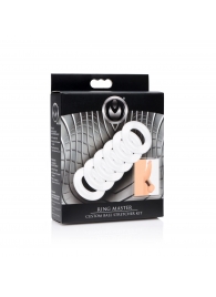 Комплект из 6 прозрачных эрекционных колец Ring Master Custom Ball Stretcher Kit - XR Brands - в Красноярске купить с доставкой