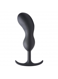 Черный массажер простаты с утяжелителями Premium Silicone Weighted Prostate Plug XL - 20,8 см. - XR Brands - в Красноярске купить с доставкой