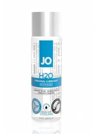 Охлаждающий лубрикант на водной основе JO Personal Lubricant H2O COOLING - 60 мл. - System JO - купить с доставкой в Красноярске