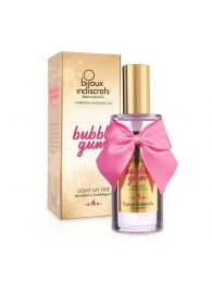 Разогревающее массажное масло Light My Fire Bubble Gum с ароматом бабл-гам - 100 мл. - Bijoux Indiscrets - купить с доставкой в Красноярске