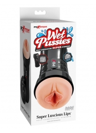 Мастурбатор-вагина в колбе Super Luscious Lips - Pipedream - в Красноярске купить с доставкой