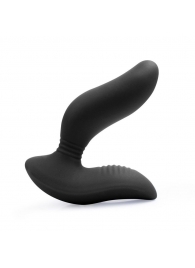 Черный вибромассажер простаты 3,5’’ Curve P-spot Massager - 12 см. - Erokay - в Красноярске купить с доставкой