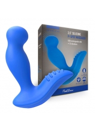 Синий вибромассажер простаты 3,5’’ P-spot Massager - 12,5 см. - Erokay - в Красноярске купить с доставкой
