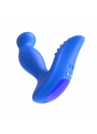 Синий вибромассажер простаты 3,5’’ Remote Control P-spot Massager - 12,5 см. - Erokay - в Красноярске купить с доставкой