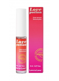 Возбуждающий блеск для губ Love Potion - 8 мл. - Love to Love - купить с доставкой в Красноярске
