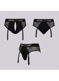 Трусики для фиксации насадок Strap-on-me Harness Lingerie Diva XS - Strap-on-me - купить с доставкой в Красноярске
