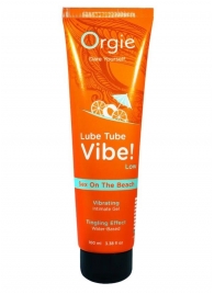 Гель с эффектом вибрации Lube Tube Vibe Low Sex On The Beach - 100 мл. - ORGIE - купить с доставкой в Красноярске
