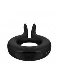 Черное эрекционное кольцо Marry Me Rechargeable Vibrating Cockring - Adrien Lastic - в Красноярске купить с доставкой