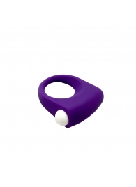 Фиолетовое эрекционное кольцо Puggle Vibrating Ring with Bullet - Adrien Lastic - в Красноярске купить с доставкой