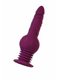 Фиолетовая мини-машина для секса Striker с пультом ДУ - 23,5 см. - ToyFa - купить с доставкой в Красноярске Фиолетовая мини-машина для секса Striker с пультом ДУ - 23,5 см. - ToyFa - купить с доставкой в Красноярске