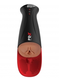 Мастурбатор-вагина в колбе с вибрацией Fuck-O-Matic Pro XL - Pipedream - в Красноярске купить с доставкой