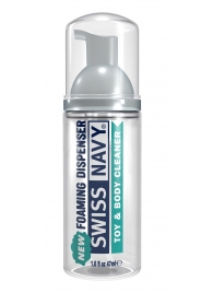 Очищающая пенка для игрушек и тела Toy   Body Cleaner Foamer - 47 мл. - Swiss navy - купить с доставкой в Красноярске