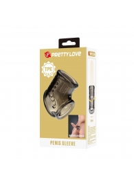 Дымчатая насадка на пенис и мошонку - Baile - в Красноярске купить с доставкой