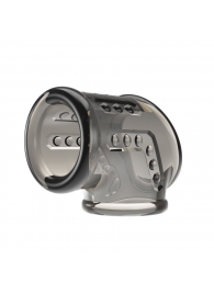 Дымчатая насадка на пенис и мошонку - Baile - в Красноярске купить с доставкой