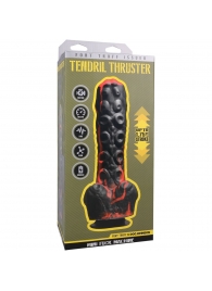 Черно-красная мини-машина на присоске Tendril Thruster - 21,6 см. - Doc Johnson - купить с доставкой в Красноярске