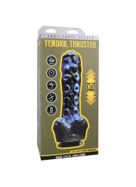Черно-синяя мини-машина на присоске Tendril Thruster - 21,6 см. - Doc Johnson - купить с доставкой в Красноярске