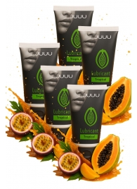 Набор из 5 съедобных лубрикантов JUJU со вкусом тропических фруктов - JuJu - купить с доставкой в Красноярске