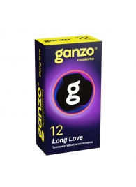 Презервативы с анестетиком для продления удовольствия Ganzo Long Love - 12 шт. - Ganzo - купить с доставкой в Красноярске