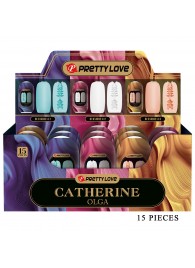 Набор из 15 мастурбаторов Catherine Olga - Baile - в Красноярске купить с доставкой