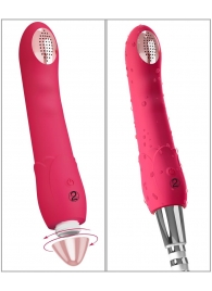 Малиновая насадка на душ с вибрацией Showers to orgasm - 20,1 см. - Orion - купить с доставкой в Красноярске