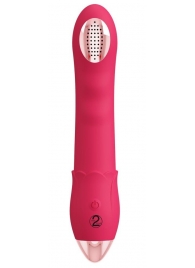 Малиновая насадка на душ с вибрацией Showers to orgasm - 20,1 см. - Orion - купить с доставкой в Красноярске